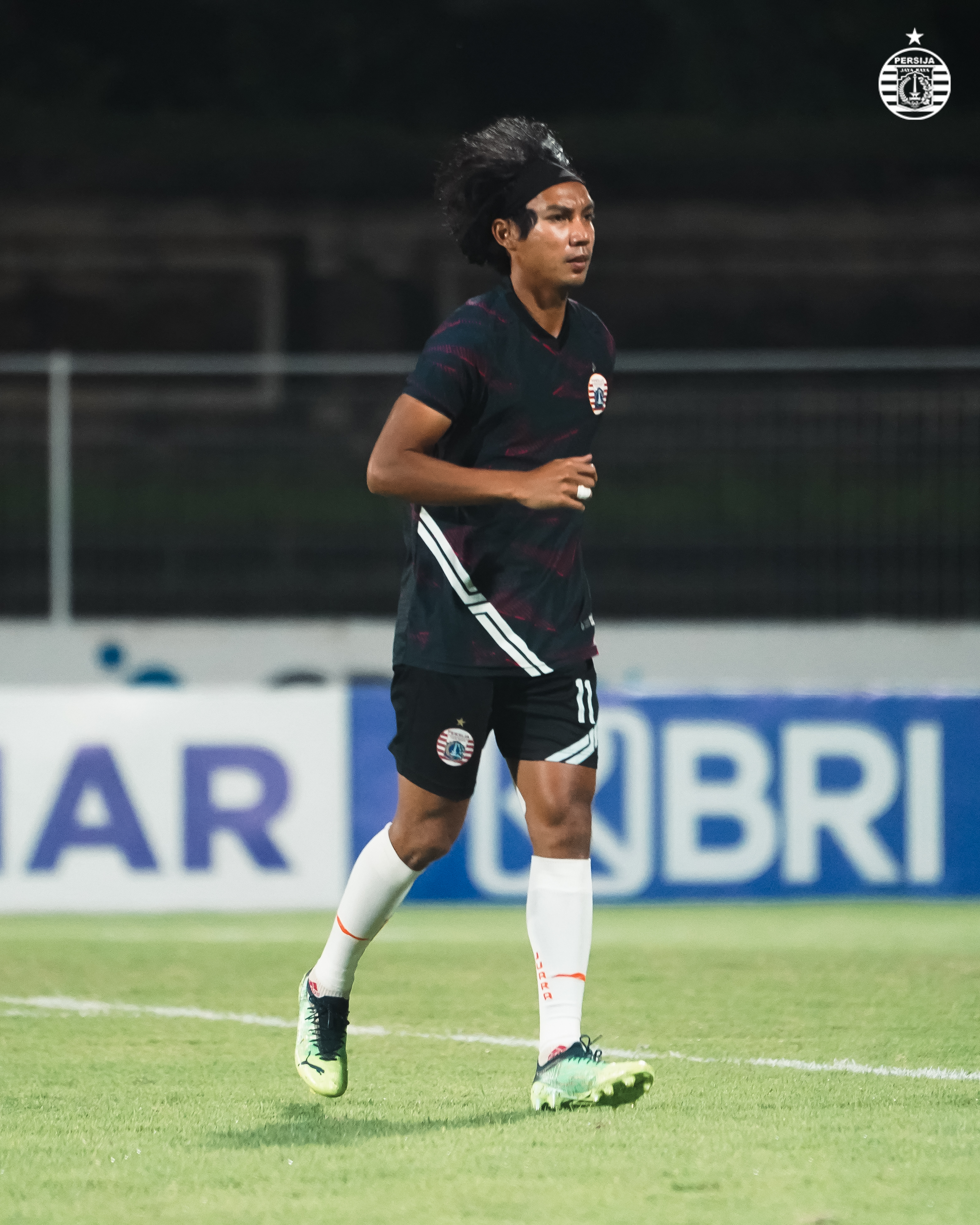 Novri Setiawan, bersiap jelang laga kontra Bali United di Stadion Ngurah Rai Denpasar.