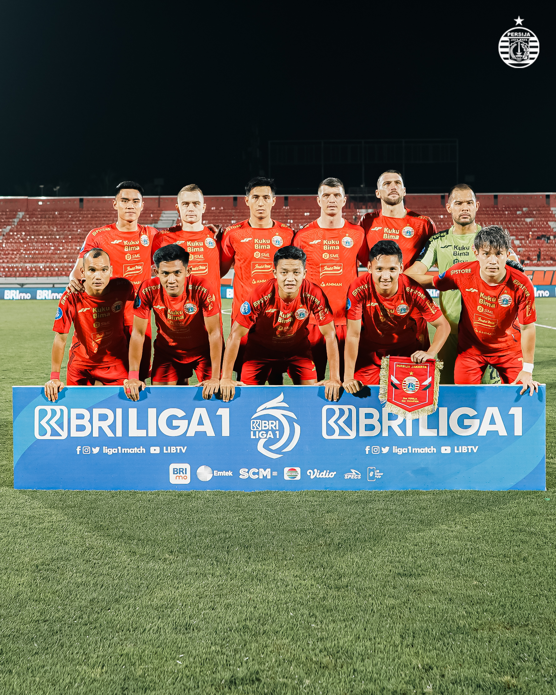 BRI LIGA 1 2023/2024 - Pekan Ke-29, PERSIJA vs Persik Kediri, Stadion Kapten I Wayan Dipta, Gianyar, Bali, Sabtu (16/03/2024)